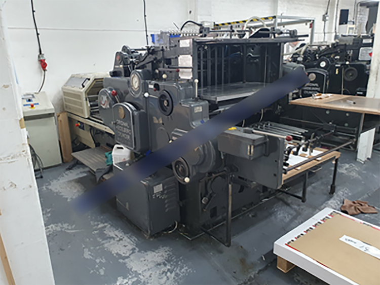 Heidelberg SBB Foiling Press