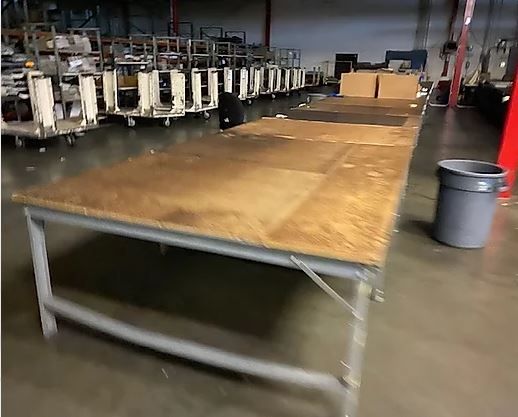 2  Fabric Spreader Tables