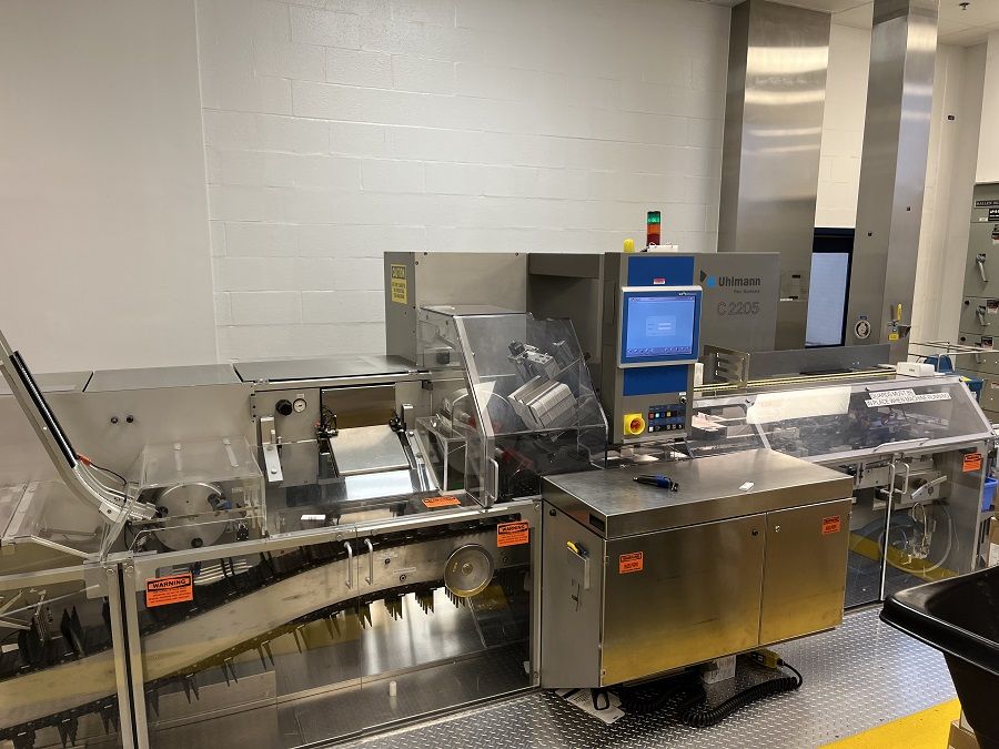 UHLMANN Pack Systeme C2205, Cartoner & Nordson ProBlue 4 Adhesive