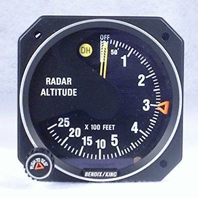 King KI-250 Radar Altimeter Indicator