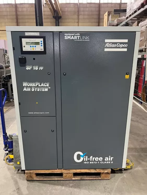 Atlas Copco SF 15 FF Maximum pressure: 7.75 bar