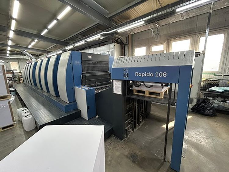 KBA RAPIDA 106-8 SW4 SPC CX 740 x 1060 mm