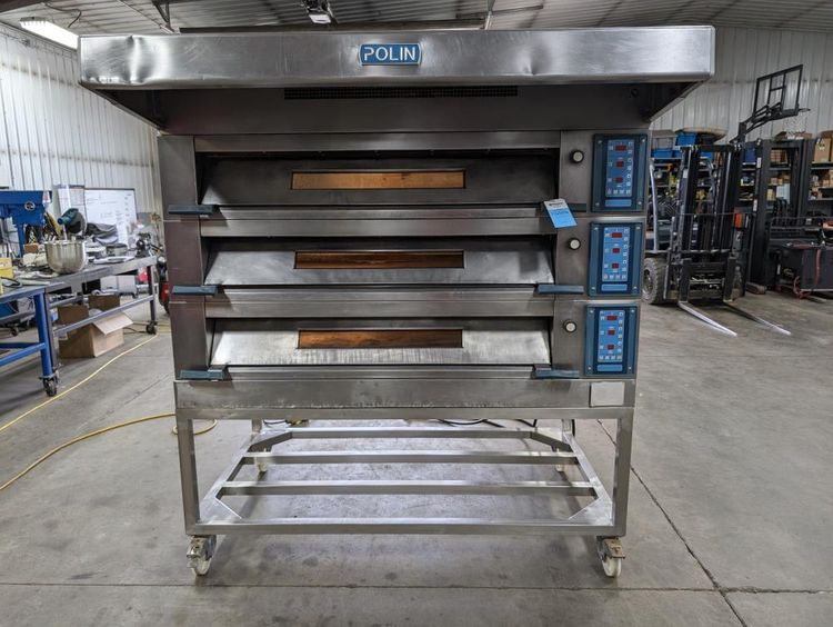 Polin Stratos 197 3STA 3-Level Electric Steam Deck Oven