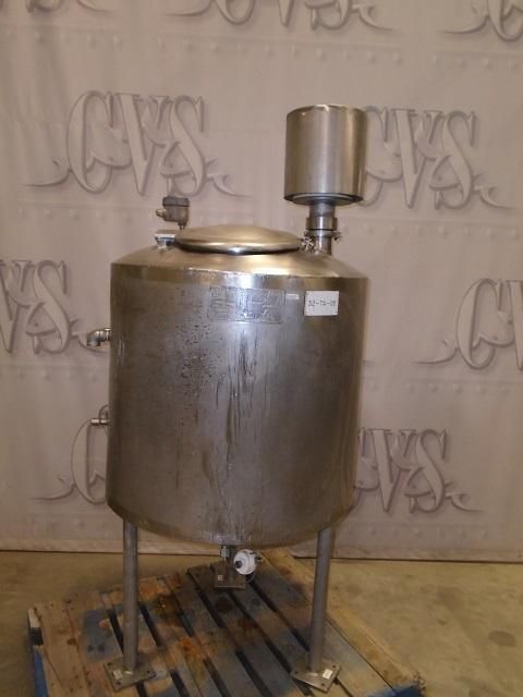 Sanitary Equipment Sanitary SS Jacketed Storage Tank - 62 Imperial Gallons