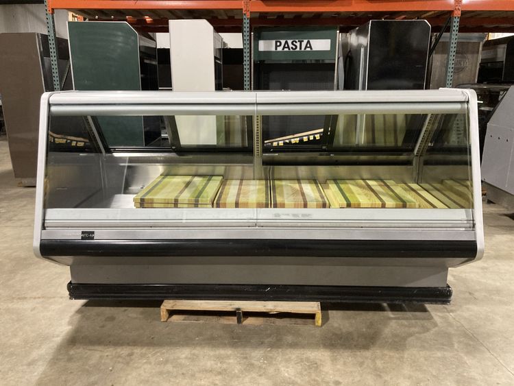 3 Hussmann SMBT8 Straight Glass Grocery Deli Display Case