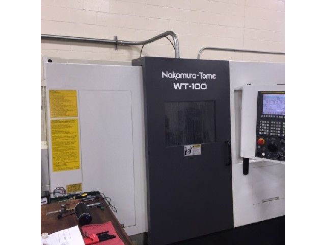 Nakamura Tome Fanuc Cnc Control Max 5000 Rpm Wt 100 2 Axis