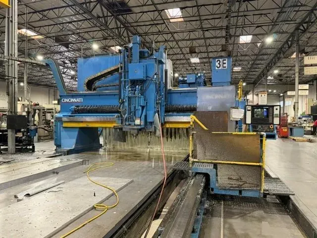 Cincinnati FIVES CINCINNATI 3 SPINDLE CNC GANTRY PROFILER 5 Axis