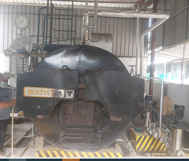 Multistar/Thermax Biomass Boiler - 600 kg/hr
