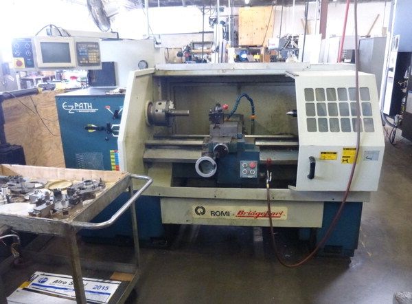 Romi EZ Path Control 3000 rpm Bridgeport EZ Path CNC Lathe 2 Axis