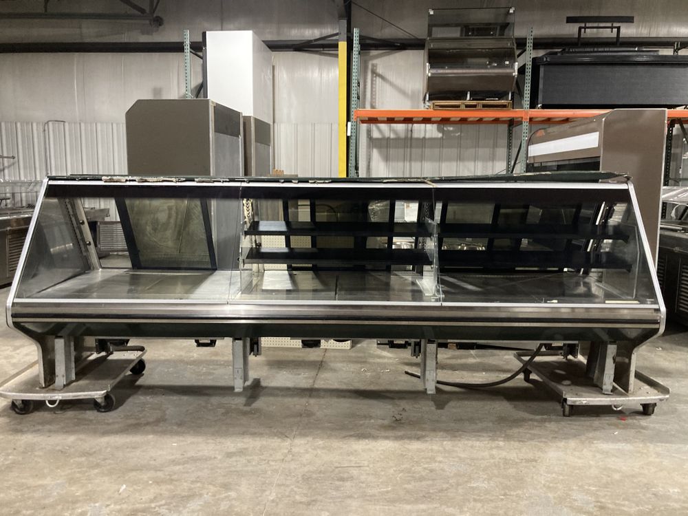 Hussmann ESBDS12 Straight Glass Grocery Deli Display Case