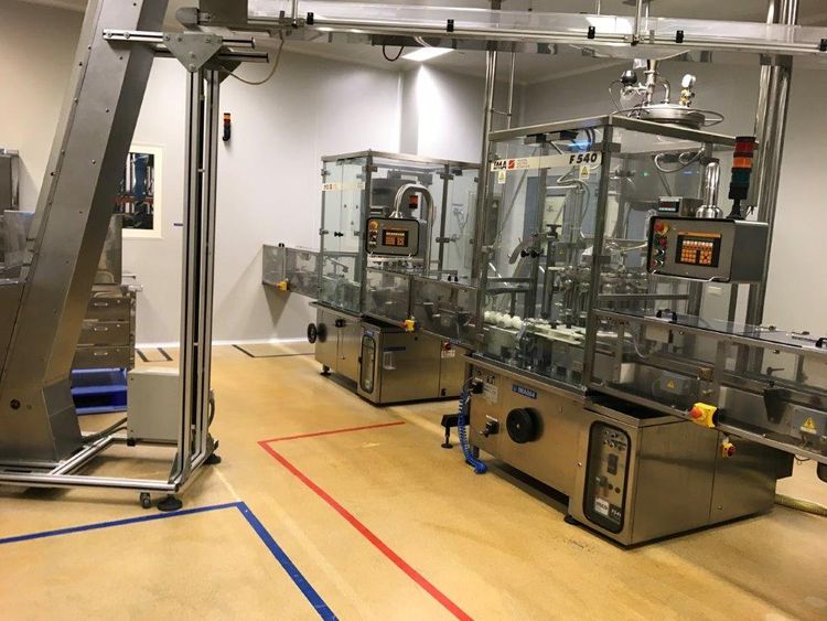 Ima Complete bottling and packaging line for syrups