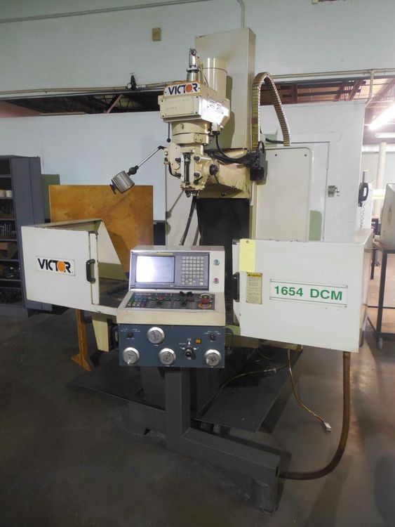 Victor 1654-DCM CNC Bed Type Vertical Mill 4500 rpm