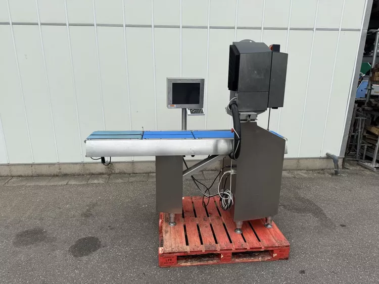 Espera ES7001 Check weigher with upper labelling unit