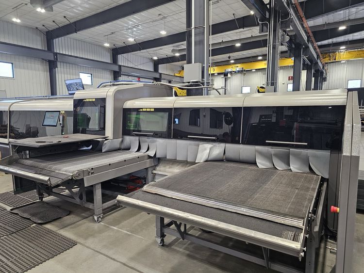 Bystronic ByTube 130 F3000 ByVision Tube software on 22-inch HD touchscreen