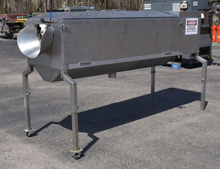Gering 8-ROLL continuous PEELER-WASHER-SCRUBBER