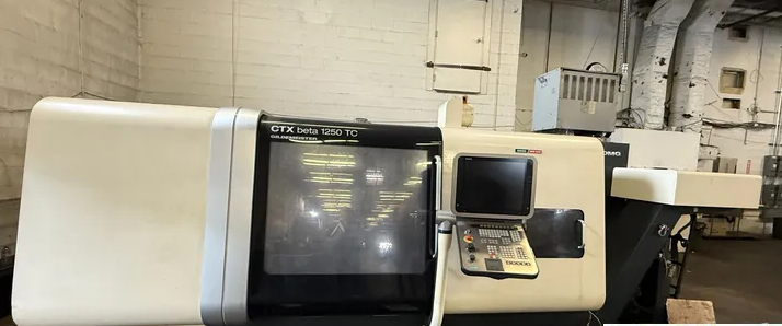 DMG Siemens 5-axis CNC control 5,000 RPM MORI CTX BETA 1250TC 4 Axis