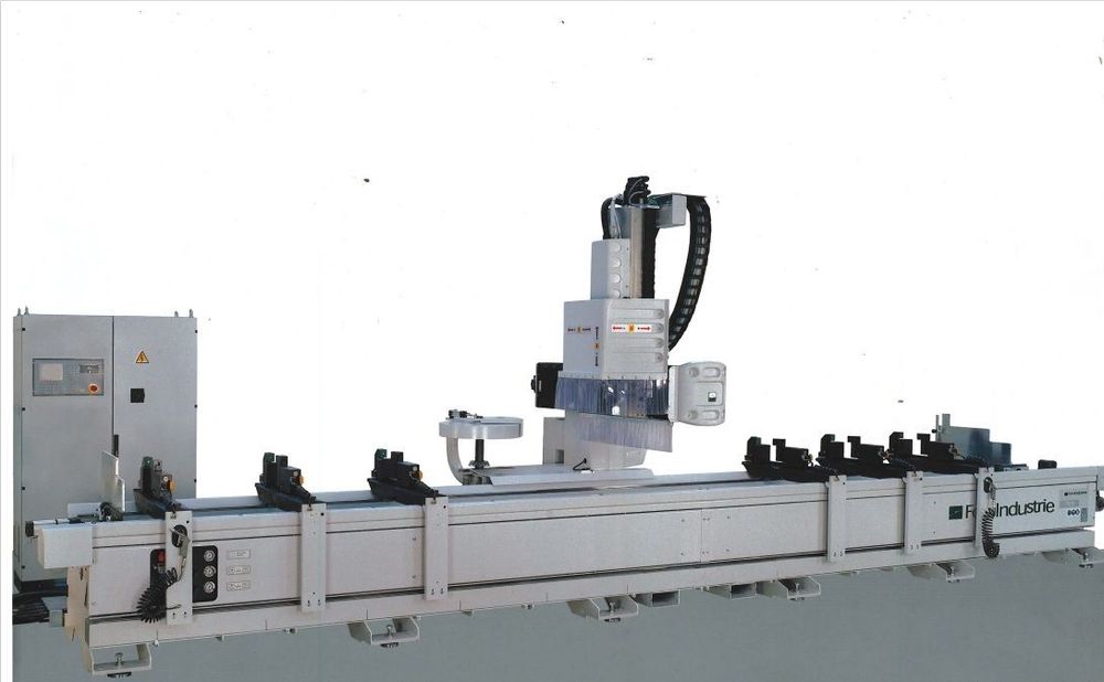 FOM FLEN Steel Alu PVC machining center 3 Axis