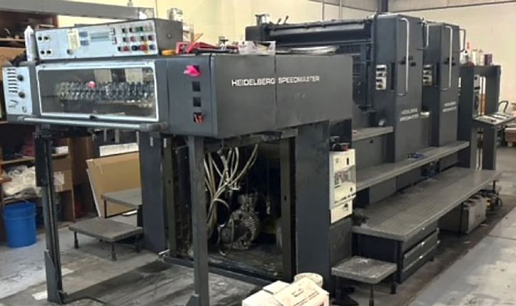 Heidelberg SM 102-2P 28"x40"