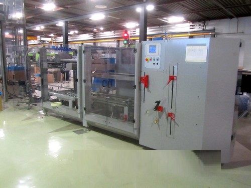 CEFLEX, Patty box former with inside bag setting Patty Packing Lines