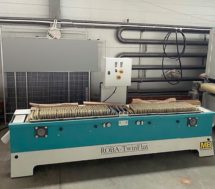 MB Maschinenbau ROBA FLAT TWIN Belt sanding brush machine