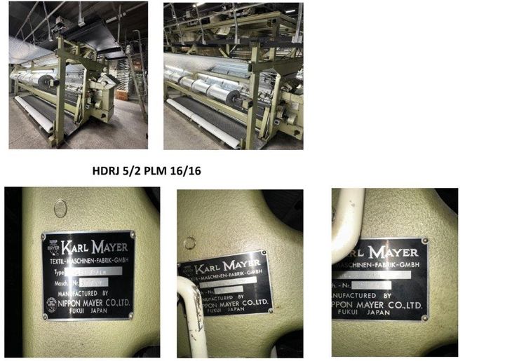 3 Karl mayer HDRJ 5/2 PLM 130” 16 / 16