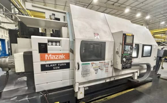 Mazak Mazatrol Fusion 640T 1,600 RPM SLANT TURN 50N Year 2006 3 Axis
