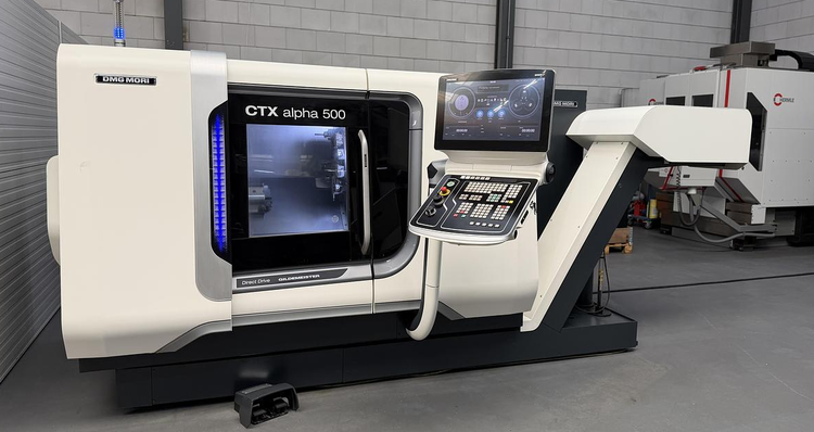 DMG Siemens 840D ShopTurn 3G (ERGOline + CELOS) 5,500 rpm MORI CTX ALPHA 500 V4 4 Axis