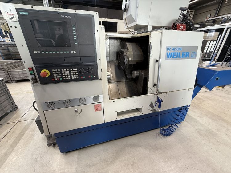Weiler Sinumerik 840D CNC Control 6,000 RPM DZ 42 3 Axis