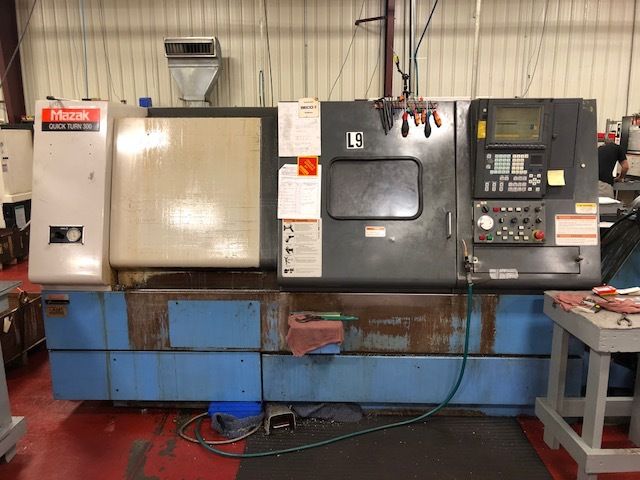 Mazak Mazatrol Fusion 640 T 3300 RPM Quick Turn-300 2 Axis