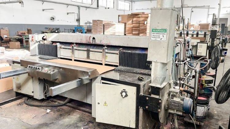 Slotter flexographic printing press 2 2600 x 1150