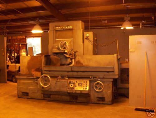 Mattison Hydraulic Surface Grinder