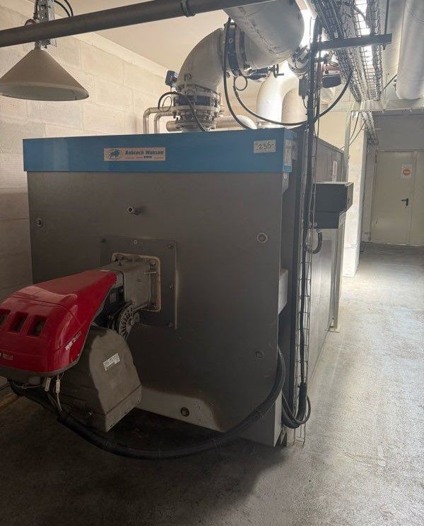 Babcock Wanson Industrial Boiler with WEISHAUPT Burner