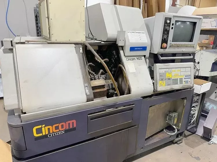 Citizen CITIZEN MITSUBISHI M SERIES CNC CONTROL 8,100 RPM CINCOM M20 CNC SWISS TYPE LATHE 2 Axis