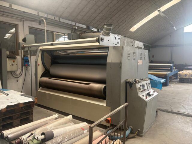 Mostardini Throughfeed ironing and embossing