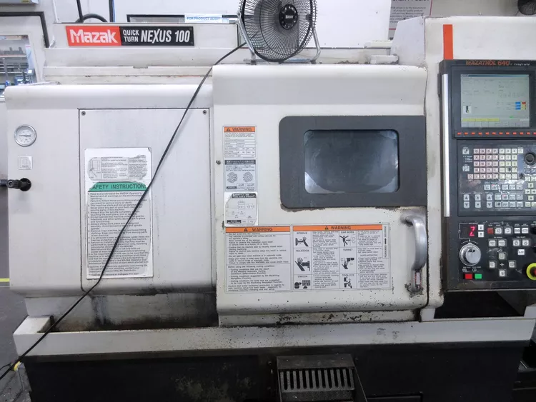 Mazak Mazatrol 640 Variable Speed QTN 100 3 Axis