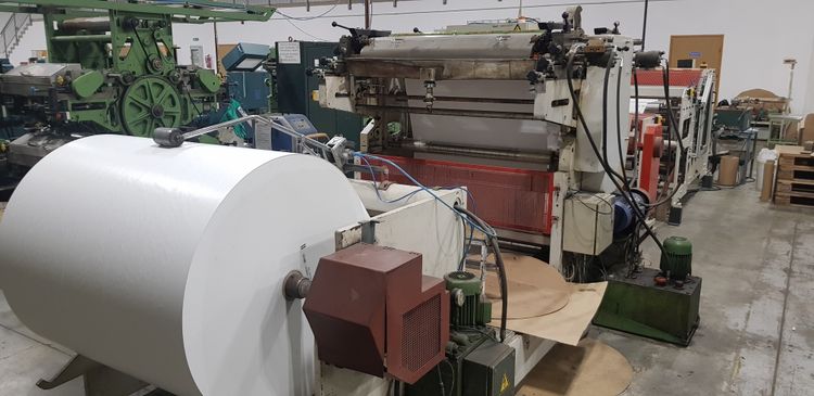 Mondon Automatic rewinder for paper rolls