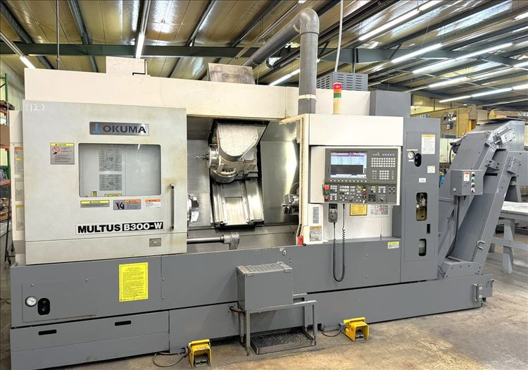 Okuma OSP-P200L CNC Control Variabl Multus B300-W 5-Axis CNC Turning Center 4 Axis