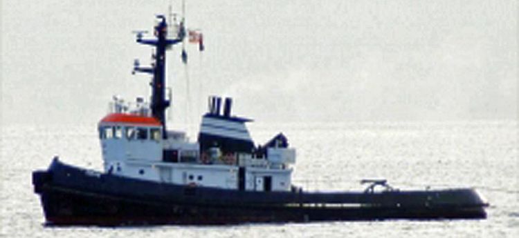 2,640 hp Deep Sea Towing Tug GRT/NRT: 	277/83