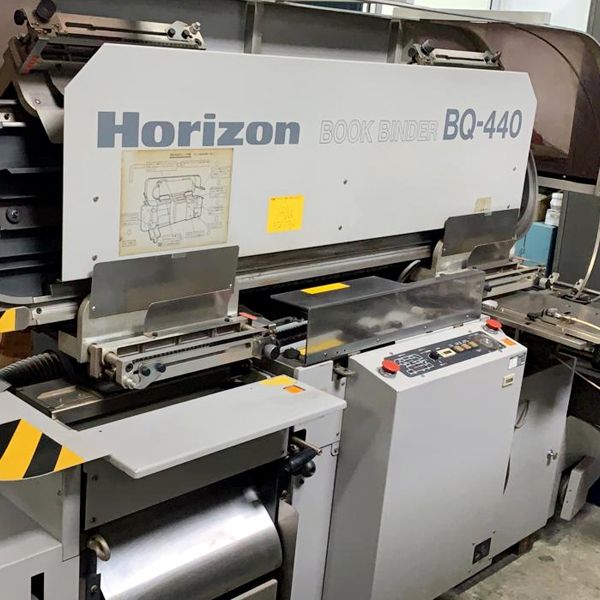 Horizon BQ-440, 4 Clamp Perfect Binder