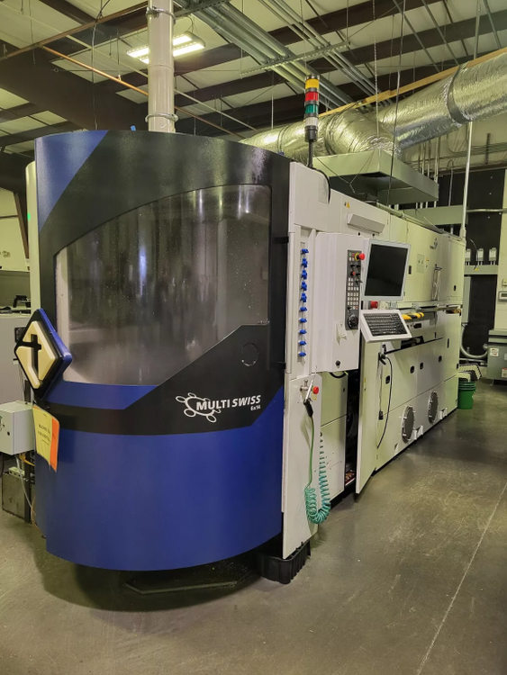Tornos Control Fanuc 30i 8000 rpm Multiswiss Multidelta 6x14 2 Axis