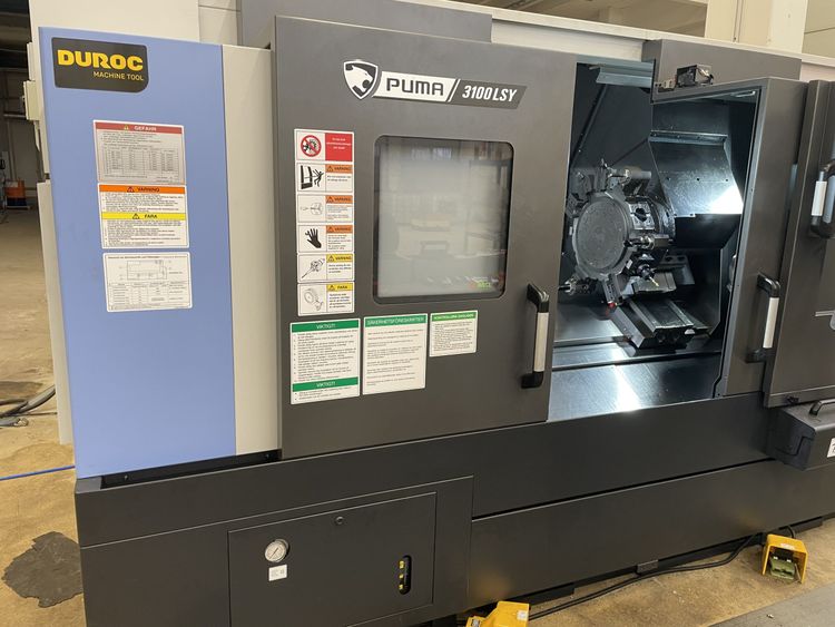 Doosan Fanuc 0i-TPlus 3000 rpm PUMA 3100 LSYCNC-Lathe 4 Axis