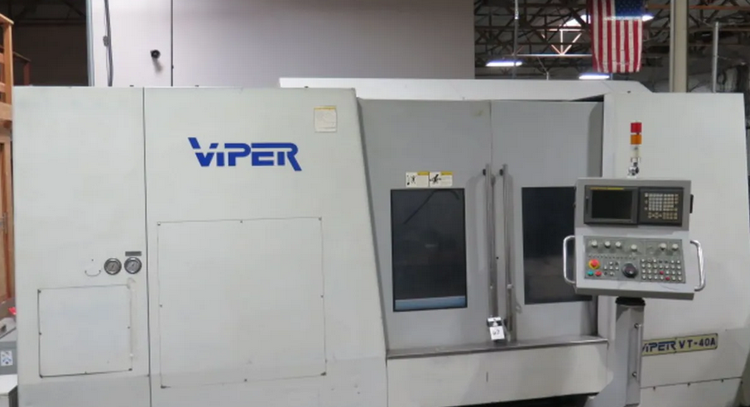Mighty Viper Fanuc 21i-TB CNC Control 2000 RPM VT-40A 2 Axis