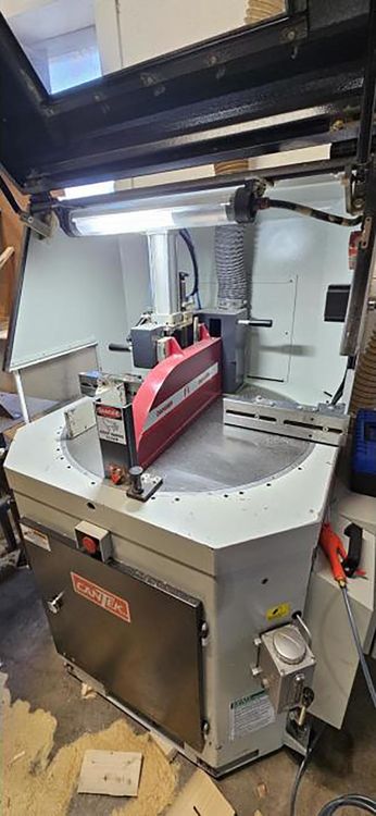 Cantek PCM-508 Pneumatic Cut-Off Saw with Rotary Table