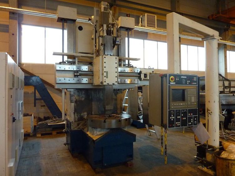 Dörries SIEMENS 850T CNC-control Max. 400 U/min VCE 1400/100 2 Axis CNC Vertical Turning Lathe