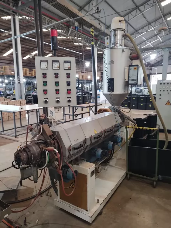 Series EM-03/75 Extrusion line for Miotto profile tubes