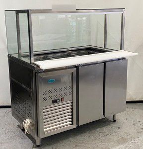 Ice Blue NBF-1275, Noodle Bar 2 Door Fridge