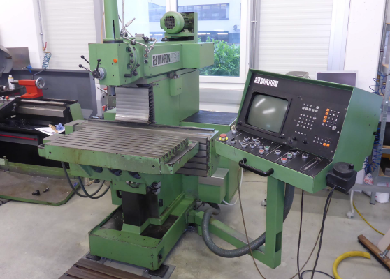 Mikron WF3 DCM milling machine. Vertical Variable Speed