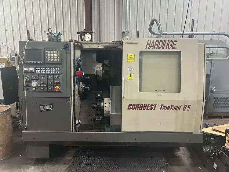 Hardinge Fanuc 18i Control 8,000 RPM CONQUEST TWIN TURN 65 3 Axis