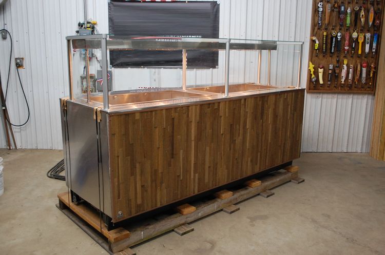 Southern Case Arts 6 Pan Food Warmer Deli Merchandiser