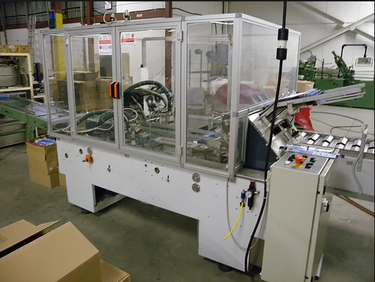Robatech 112342 Custom Case Former and Inserter with Hot Glue Sealing System